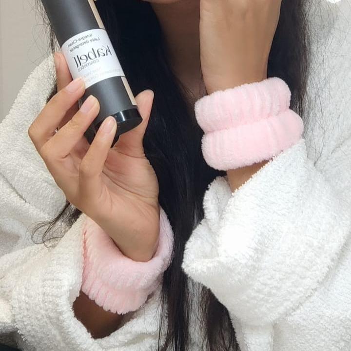 Fascia e polsini assorbenti per skincare